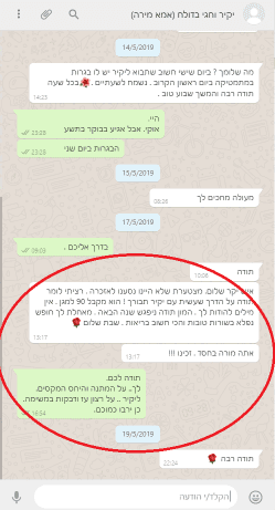 מכתב של 2 מירה בדולח (2018) אמא של יקיר